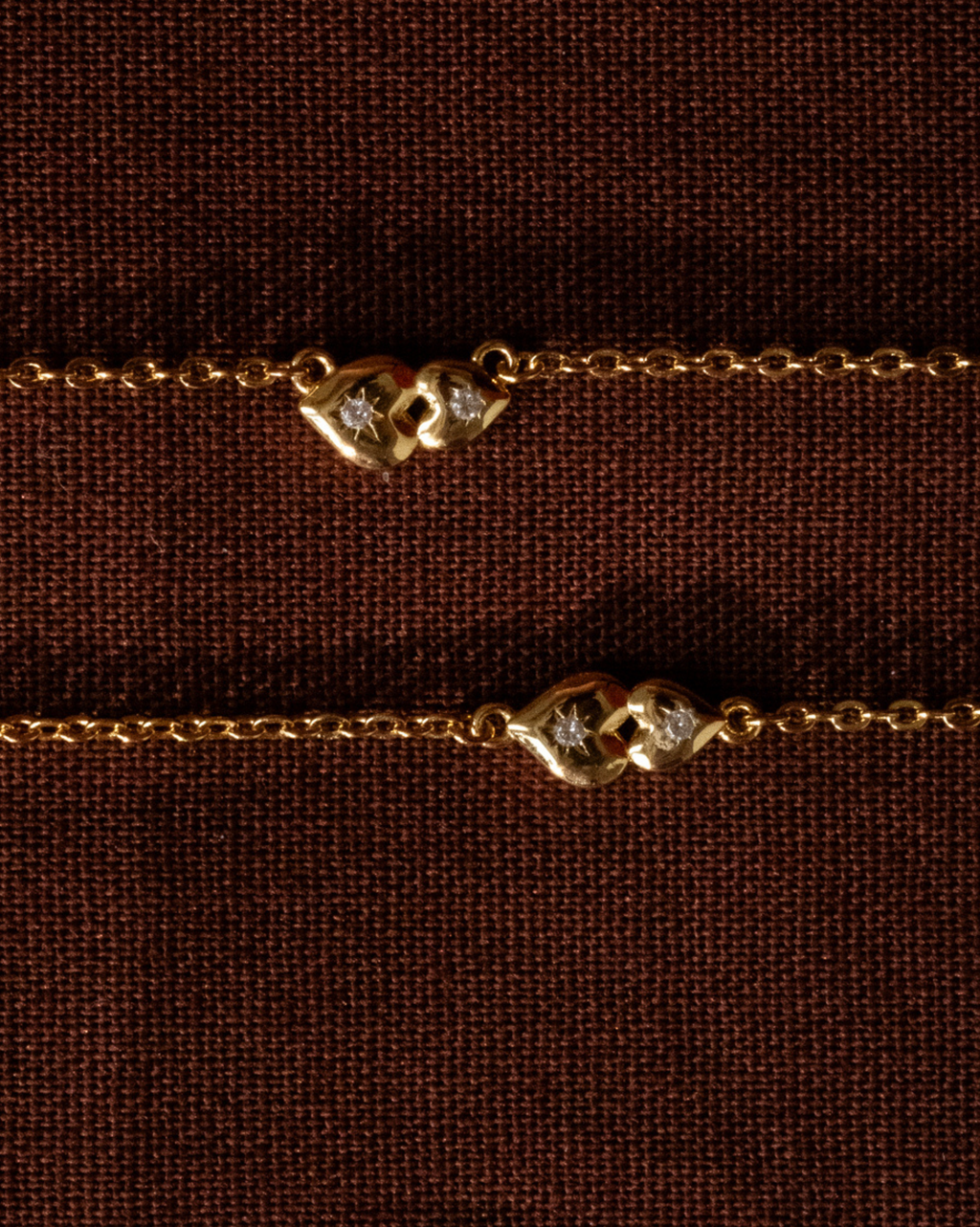 You And Me Dainty Hearts Bracelet