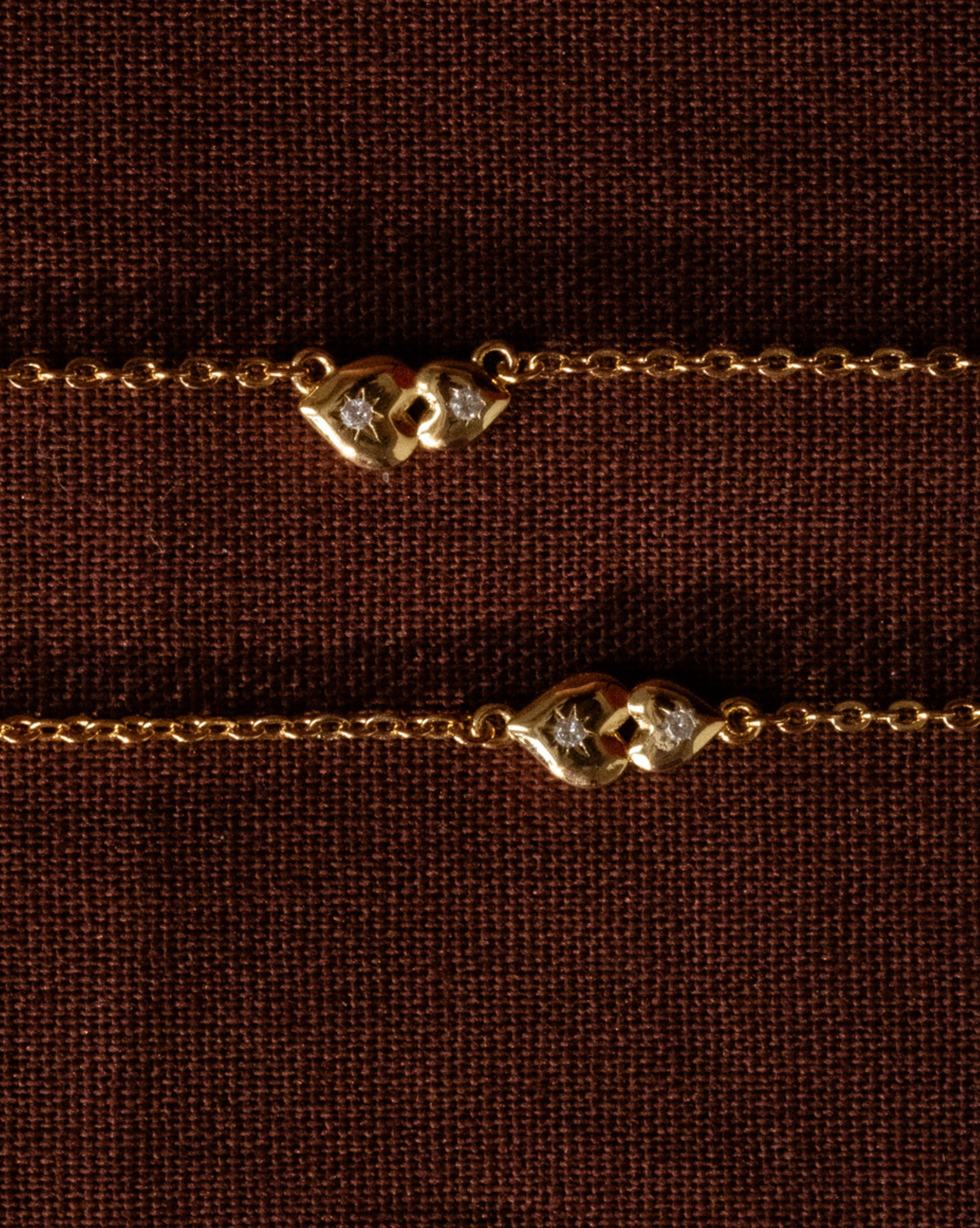 You And Me Dainty Hearts Bracelet