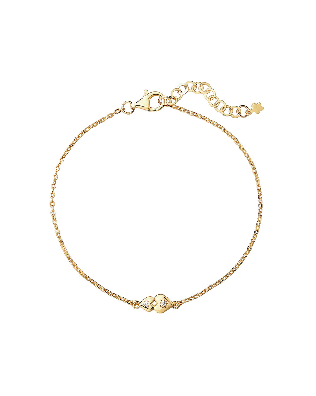 You And Me Dainty Hearts Bracelet